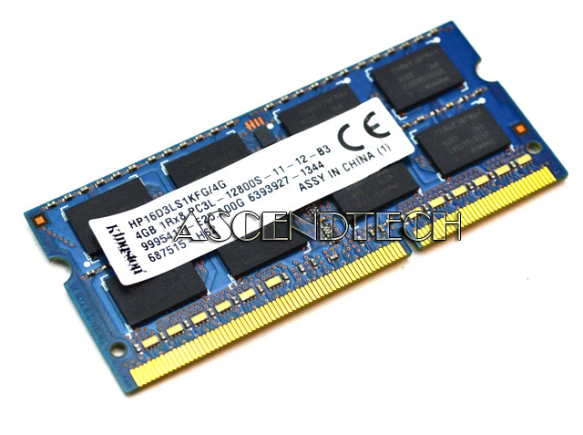 HP16D3LS1KFG/4G | Kingston 4GB PC3-12800 DDR3-1600 Sodimm