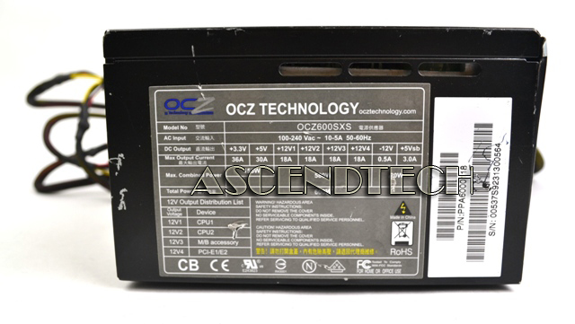 OCZ600SXSB TOSHIBA OCZ600SXS-B NEW IN BOX 