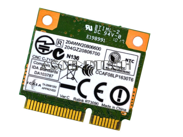 VQF-RT3090-1T1R | Ralink RT3090 Bluetooth Wireless Card