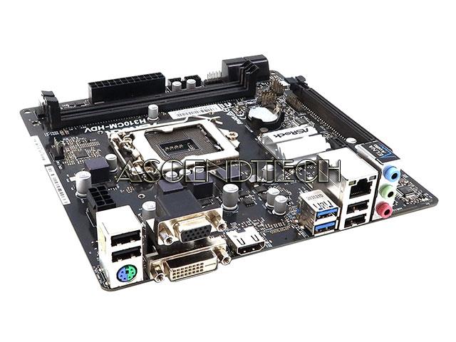 H310CM-HDV 80-MXB8J0-A1A04 | ASRock H310CM-HDV Motherboard No I/O